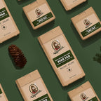 Dr. Squatch NEW Body Wash for Men with Nourishing, Natural Ingredients | No Paraben, Phthalate, Sulfate | Pine Tar (14 oz), Coconut Castaway & Wood Barrel Bourbon (8 oz, 2-Pack) & Body Scrubber