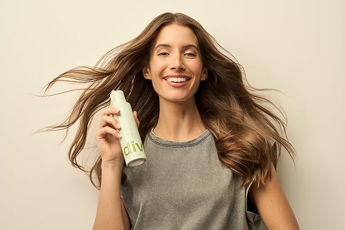 Divi Dry Shampoo Spray Travel Size - Formulated to Absorb Oil, Balance the Scalp and Extend Time Between Washes - Free of Benzene, Butane, Propane and Talc, 1.7oz (2 Pack)