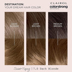 Clairol ColorStrong Permanent Zero Ammonia Hair Dye, 7.0 Dark Blonde - Saint-Tropez Hair Color, Pack of 1