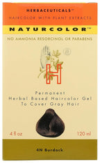 naturcolor Haircolor Hair Dye - Burdock, 4 Fl Oz (4N)