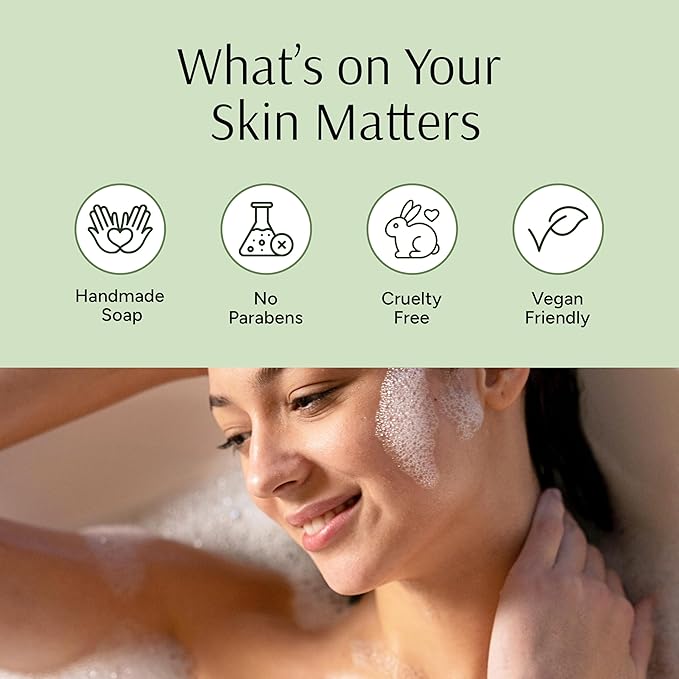 Marbela Cosmetics Yamma Jamma Handmade Soap Bar - Made in USA, Vegan Friendly, Palm Oil Free, Natural Bar Soap - Gentle Face & Body Soap for Daily Skin Care, Moisturizing & Nourishing - 3.5 oz