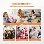 6 in 1 Hair Dryer Brush, Powerful Blow Dryer Brush Air Curler Air Curling Wrap Styler, Blow Dryer Diffuser Ionic Hot Air Brush Fast Dry, Straight,Curl, Blow dryers Brush for Hair, Travel Bag 100-120V