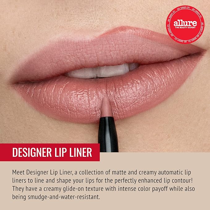 Runway Rogue ‘Soft Box’ Nude-Pink Pearl Glam Shimmer Long Wear Liquid Lipstick Bundle with ‘Spotlight’ Matte Light-Beige Designer Liner Lip Liner