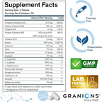 Granions Hair Growth Supplements - Biotin, Keratin & Amino Acids, Zinc & Selenium Pills for Women and Men - B-Vitamins Complex Hair Vitamins for Strength, Shine & Less Shedding - 90 Tablets