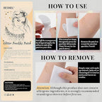 24pcs Glitter Freckles Makeup Patches-Gold-Face Speckle, Sparkle Speckles Patches for Women, Cute Golden Fake Freckles, Glitter Freckle Face Tattoo, Accessories for Musical Festival