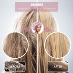 Satin Silk Bonnet for Sleeping, Soft Satin Lined Hair Bonnet for Women, Double Layer Sleep Nightcap