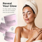 Silk Peptide Body Polish Gentle Exfoliant - Honey & Coconut Body Scrubs with Shea Butter, Exfoliants & Hydrating Oils for Smooth, Glowing Skin – Deep Moisturizing & Radiance Boosting Formula