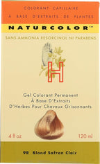 naturcolor Haircolor - Pale Saffron Blonde Hair Dye, 4 Fl Oz (9R)
