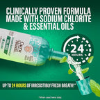 GuruNanda Fresh Breath Mouthwash, ADA-Accepted, Alcohol & Fluoride-Free, Sodium Chlorite, Essential Oils & Vitamins, 12-Hrs Fresh Breath, Wild Mint, 33.8 oz