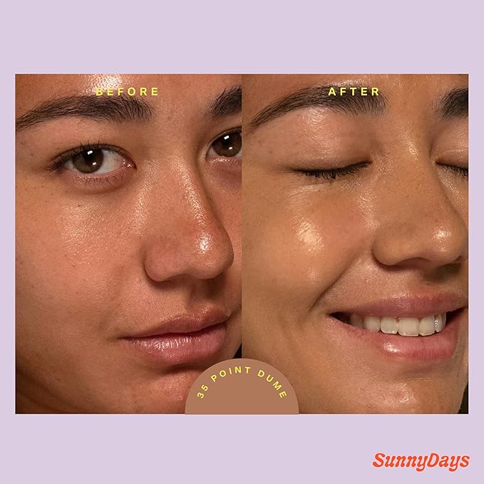 Tower 28 Beauty SunnyDays SPF 30 Tinted Sunscreen - For Sensitive Skin - 2-in-1 Facial Broad Spectrum UVA/UVB Protection + Foundation - Shade 35 POINT DUME - Medium with Neutral Undertones, 1 Fl Oz