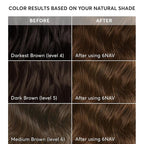 Madison Reed Radiant Hair Color Kit - 6NAV Medium Cool Brown (Siena Brown), Dimensional Gray Hair Blending Permanent Hair Dye, PPD-Free & Ammonia-Free, 1 Pack