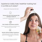 Rosemary Elixir – Daily Scalp Oil with 9 Essential Oils – Lightweight, Non-Greasy Formula for a Healthy-Looking Scalp – For Men & Women – 2oz