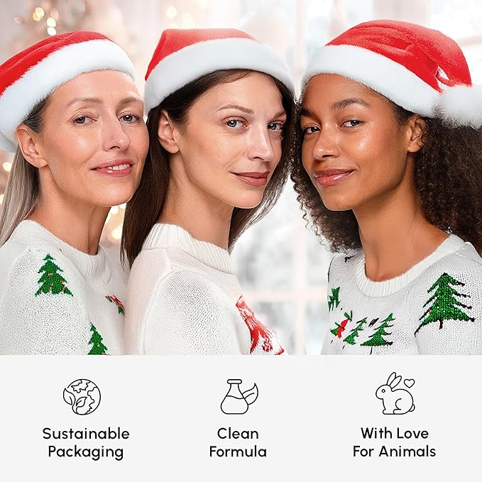 MAREE Holiday Skincare Gift Set — Under Eye Patches, Collagen Face Mask & Cute Pimple Patches for Face — Christmas Gifts & Stocking Stuffers for Women and Men — Top Christmas Gifts for Mom & Coworkers