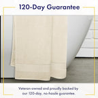 100% Organic Zero-Twist Cotton Towels - GOTS Certified Luxury Bath Towels - Ultra Soft & Plush 700GSM Long-Staple Cotton - 6 Piece Towel Set (Papyrus)