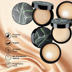 Mushroom Head Air Cushion CC Cream Christmas Gifts for Women, 1 Full-Size Makeup Foundation with 2 Refills & 1 Special Mushroom Head Puff, Upgraded Ingredients Long-lasting (Medium, 0.71 Fl Oz*3)