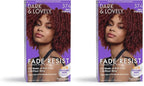 SoftSheen-Carson Dark and Lovely Fade Resist Rich Conditioning Hair Color, Permanent Hair Color, Up To 100 percent Gray Coverage, Brilliant Shine with Argan Oil and Vitamin E, Rich Auburn (Pack of 2)