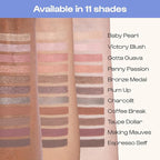 ALLEYOOP 11th Hour Waterproof Cream Eyeshadow Stick – Long-Lasting Eye Shadow Pencil & Eyeliner, Cream to Powder Stick & Highlighter – Smudge-Proof Eyeshadow Shimmer, Victory Blush Shimmer