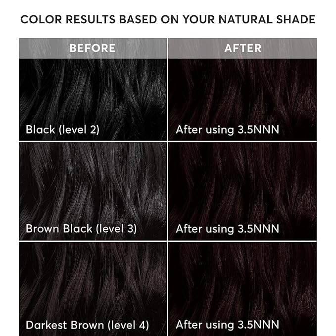 Madison Reed Radiant Hair Color Kit - 3.5NNN Darkest Brown-Black (Ravenna Brown), 100% Gray Hair Coverage Permanent Hair Dye for Resistant Grays | PPD-Free & Ammonia-Free, 1 Pack