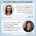 Jelly Face Mask for Facials - Hyaluronic Acid Hydrating, Brightening & Nourishing Jelly Mask with Free Jade Roller & Spatula |Professional Hydrojelly Masks | Christmas Gifts for Women, Gifts for Women