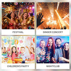 DAGEDA Carnival Body Glitter Gel, Holographic Face Glitter Rave Party Accessories, Chunky Glitters for Hair Eyes Nails, Cosmetic Laser Powder Festival Sequins Paint Makeup