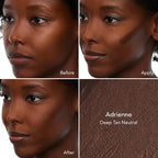 Thrive Causemetics Triple Threat Color Stick: Cream Bronzer & Contour Stick with Vitamin E, Evening Primrose Oil, Waterproof Smudge Proof Face Makeup Formula, Adrienne (Deep Tan Neutral)