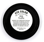 Truffle Chocolate Deep Dark Chestnut Cocoa Brown Shimmer Pressed Powder Single Vegan Eyeshadow; Talc, Paraben & Cruelty Free