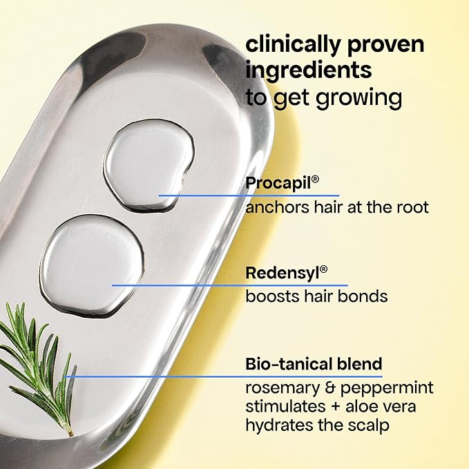 BONDIBOOST HG Anti-Thinning Shampoo for Women & Men [16.90 fl oz], Clinically Tested to Promote Fuller + Thicker-Looking Hair, Natural Mint Scent + Procapil, Redensyl & Rosemary Formula, Sulfate-Free