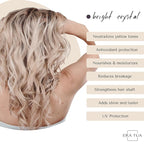 No-Yellow Toning Purple Shampoo for boland hair | Neutralizes Yellow Tones in Blonde, Silver & Bright Crystal Highlighted Hair | Dutch Made & Formulated | Jasmine & Rose Scent | 750 ml