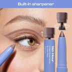 ALLEYOOP 11th Hour Waterproof Cream Eyeshadow Stick – Long-Lasting Eye Shadow Pencil & Eyeliner, Cream to Powder Stick & Highlighter – Smudge-Proof Eyeshadow Matte, Cinnamon Spice Matte