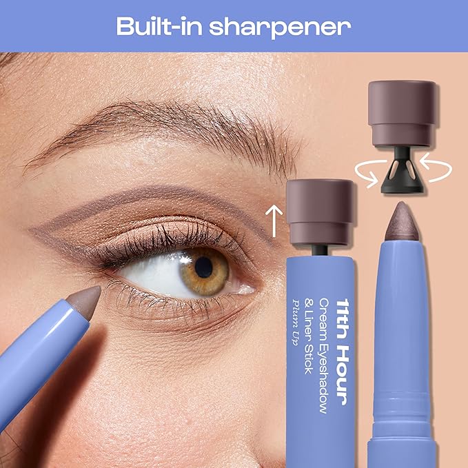 ALLEYOOP 11th Hour Waterproof Cream Eyeshadow Stick – Long-Lasting Eye Shadow Pencil & Eyeliner, Cream to Powder Stick & Highlighter – Smudge-Proof Eyeshadow Matte, Cinnamon Spice Matte