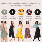 likemary Scrunchies for Women - Match Your Mood & Outfit - Strong, Snag-Free Hair Ties for All Hair Types Made from Sustainable Reclaimed Fabric - 5 Pack