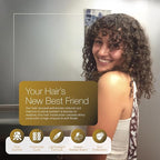 HairPlay Set #3 Hair Foam Mousse - Extra Hold Styling Foam for Frizz Control - Hair Mousse for Curls - Curl Defining Volumizing Mousse for Wavy Hair - 2 Fl Oz