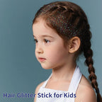 MEICOLY Black Face Body Glitter Stick,Hair Glitter Stick for Women,Sparkle Chunky Glitter Makeup,Waterproof Face Glitter for Party Rave Festival