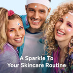 Sosky Hologram Pimple Patches for Face, Hydrocolloid Acne Patches with Salicylic Acid, Cute Star Zit Stickers,Colorful Blemish Covers,48 Count Blue Butterfly