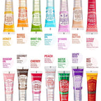 Ruby Kisses Broadway Vita-Lip Clear Lip Gloss (10 Pack), Hydrating & Soothing Formula with Vitamin, High-Shine Non-Sticky Lip Balm with Mint, Rosehip, Coconut, Mango, Argan, Honey, Shea, Cherry, Peach