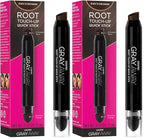 EVERPRO Gray Away Root Touchup Quick Stick, Black/Dark Brown, 0.1 Oz (Pack of 2)