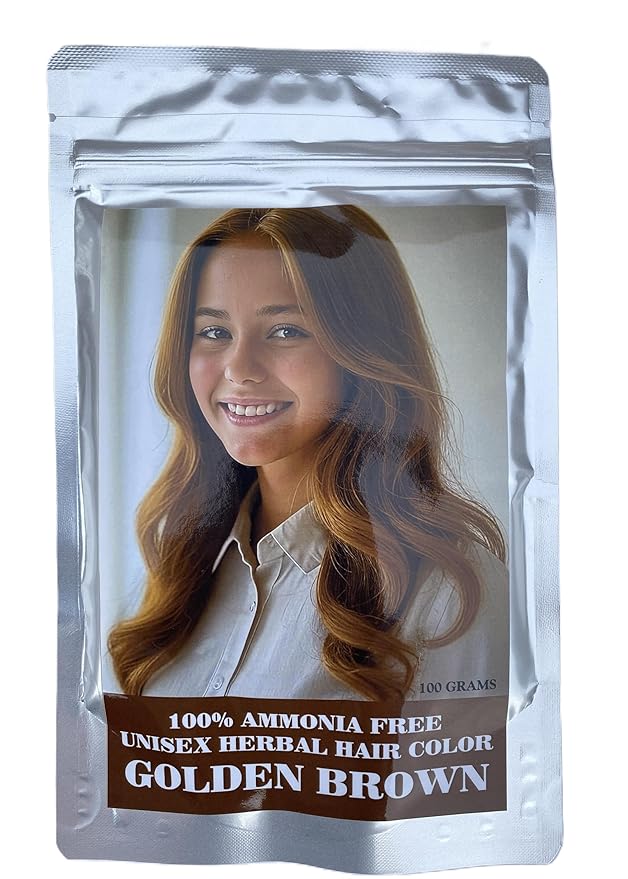 FUEL THE ARMY® 80% Natural Hair Dye 100 Grams (Golden Brown)