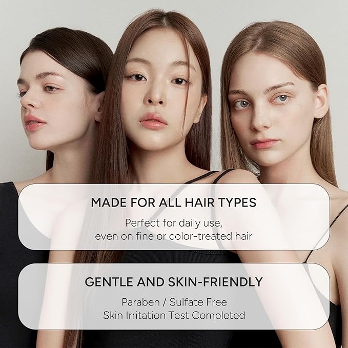 2-in-1 Korean Hair Perfume Oil & Serum with Moroccan Argan Oil & 12 Amino Acids for Dry, Damaged, Glass Hair Shine & Frizz-Control – Paraben & Alcohol-Free – Baby Musk, 100ml / 3.38 fl oz