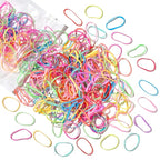 Teenitor Hair Ties,Hair Rubber Bands for Kids Girls Thin Small Hair Elastics,Colors,300pcs