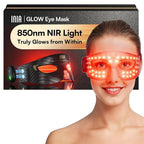 INIA Red Light Therapy Eye Mask for Under Eye Treatment & Rejuvenation - Skincare Device for Dark Circles, Wrinkles, Forehead Lines, Crow's Feet