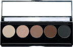 Matte Warm Tone Neutral & Shimmer Highlight Vegan Eyeshadow Palette; Talc, Paraben & Cruelty Free