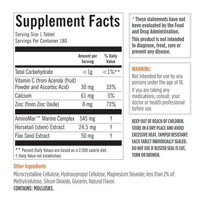 Viviscal Men's Hair Growth Supplements for Thicker Fuller Hair, Clinically Proven Collagen Complex, 180 Tablets 3 Month Supply