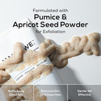 MARLOWE. No. 122 Facial Scrub 6 oz, Gentle Face Exfoliator with Apricot Seed Powder & Pumice, Cleanses & Smooths, Fresh Pine & Agarwood Scent