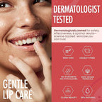 Lip Scrub with Cherry Mint – Gentle Exfoliation, Deep Hydration & Lip Repair – Softens & Revitalizes Dry Cracked Lips – Dermatologist Tested, Korean Skin Care – Clean Beauty – 1 Pack