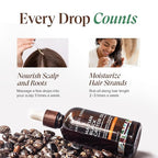 Kreyol Essence - Haitian Black Castor Oil for Skin and Hair, Glass Bottle - Cold Pressed, Hexane Free, Fuller-Looking Hair, Natural Humectant, Mango Papaya & Coconut, 3.4 Fl Oz