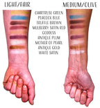 Chartreuse Bright Neon Yellow Green Shimmer Pressed Powder Single Vegan Eyeshadow; Talc, Paraben & Cruelty Free