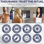 DHT Blocker & Peptide Shampoo and Conditioner Set – Anti-Hair Loss, Thickening & Growth Support – Sulfate-Free Daily Hair Care for Men & Women