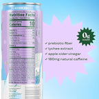 Bloom Nutrition Sparkling Energy Drink - Natural Caffeine, Zero Sugar, 180mg Caffeine - Antioxidant-Rich with Green Coffee Bean, Green Tea Extract, Prebiotics - Glacier Crush - 12oz 12 Pack