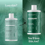 Biotin Rosemary Conditioner for Thinning Hair - Vegan Rosemary Biotin Conditioner with Volumizing Plant Proteins & B Vitamins for Fine Weak & Dull Hair - Sulfate Paraben & Silicone Free (16 Fl Oz)