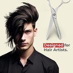Suvorna 5.5″ Professional Hair Cutting Scissors - Razor Edge Barber Scissors for Hair Cutting - 5.5" Japanese Steel Hair Cutting Shears for Professionals and Homeuse - Hair Shears for Women & Men